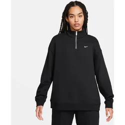Nike NSW Oversize Damen Fleece-Oberteil - Schwarz/Sail - S