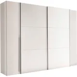 SchlafKONTOR Schwebetürenschrank Maturs 267 x 205 x 57 cm Weiß