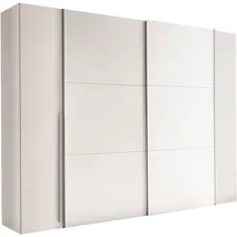 SchlafKONTOR Schwebetürenschrank Maturs 267 x 205 x 57 cm Weiß