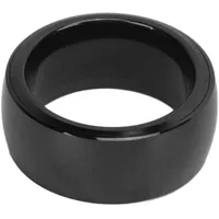 Tbest NFC Ring, Wasserdichter Keramik-NFC-Ring,R4 Smart Ring Multifunktionaler Intelligenter Tragbarer Universal-Sensing-NFC-Ring Für Mobiltelefone,Fasion-Ring Für Männer Und Frauen (Größe 12)