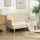 Homcom Couch Samt 2-Sitzer Creme