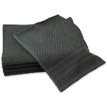ZOLLNER Geschirrtuch Quadra 45 x 60 cm, 100% Baumwolle, anthrazit, 10 Stück