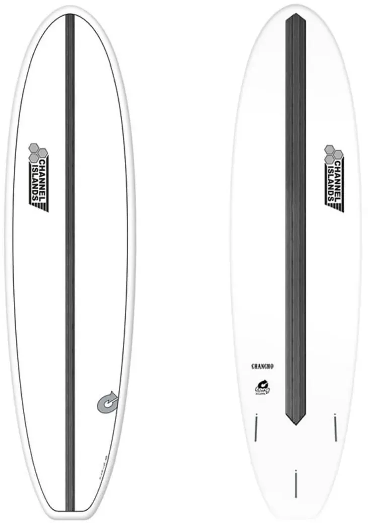 CHANNEL ISLANDS 8'0" X-lite Chancho White Surfboard     