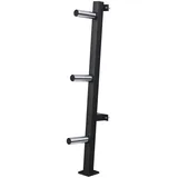 GORILLA SPORTS Hantelscheibenständer Hantelständer für Wand, 3x50 mm und 3x30 mm Stangen - Gewichteständer