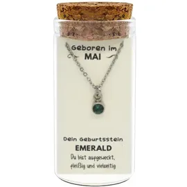 Jojo "Mai" Geburtsstein Kette im Gläschen