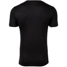 Diesel Herren T-Shirt 2er Pack - UMTEE-MICHAEL-TUBE, V-Ausschnitt, kurzarm, einfarbig Schwarz M