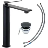 Schöner Wohnen Viola L Waschtischarmatur Mattschwarz