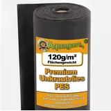 Aquagart 100m2 Gartenvlies Unkrautvlies Mulchvlies Bodengewebe Geotexilvlies 120g 1m br.