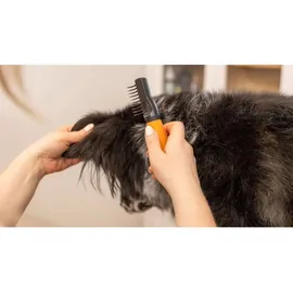 WAHL Dematter Pflegebürste für Hunde orange