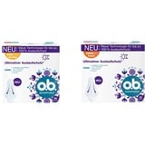 o.b. Tampon ExtraProtect Normal, 56 Stück & ExtraProtect Super, Tampons für starke Tage mit Dynamic Fit Technologie & extra Schutzflügeln, für ultimativen Auslaufschutz* (1 x 42 Stück)