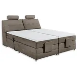 ed exciting design Palermo 2 Boxspringbett 180x200 cm gepolstertes Kopfteil, Federkernmatratze, Schlafzimmer, Betten, Doppelbetten