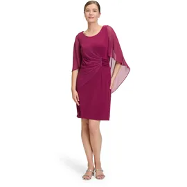 Vera Mont Cocktailkleid mit Raffung Rot 40