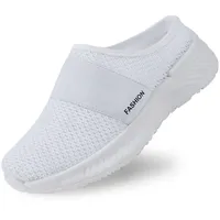 Diabetiker Schuhe Damen Extra Weit Sommer Orthopädische Schuhe Hausschuhe Damenschuhe Weite H Leicht Barfußschuhe Breite Füße Slip on Sneakers Mesh Damenhausschuhe Grün Lila Atmungsaktive Sommerschuhe - 39 EU Weit