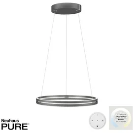 neuhaus pure® by paul neuhaus E-Loop 2xLED-Board/22W 70 cm rund grau