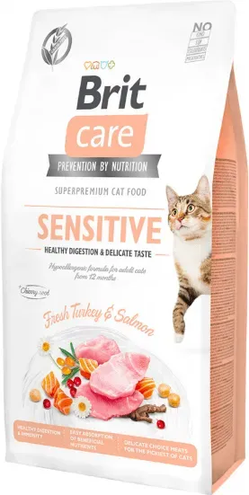 BRIT Care Cat Getreidefrei Sensitiv 2kg + Überraschung für die Katze