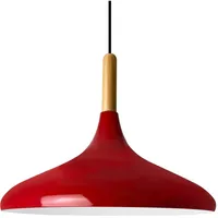 Bamyum 1-flg. Ø35 cm Holz-Metall rot