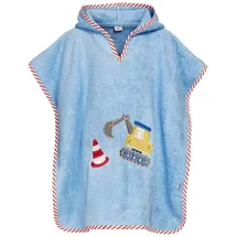Playshoes Unisex Kinder Bademantel Handtuch Kinder Frottee-poncho Bagger S bis ca. 4 Jahre