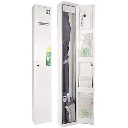 Stehschrank NovoLine 4 weiß gefüllt