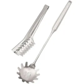 Intirilife Spaghettilöffel und Spaghettizange 2er Set | Gr.: onesize