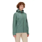 Mammut Wanderjacke Alto Light Hardshell Hooded (leicht, wasserdicht, PFC-frei) jadegrün Damen