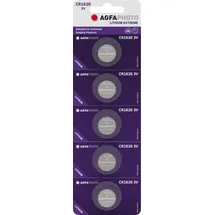 AgfaPhoto Knopfzelle CR 1620 3 V 5 St. Lithium