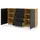 petits-meubles Sideboard 164 x 89 cm Schwarz