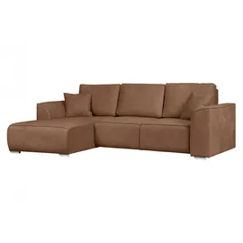 OTTO home Ecksofa OTTO HOME "BEATRICE optionale Schlafsofa mit Bettkasten, B/T/H: 265/170/86 cm", gelb (curry), B:265cm H:86cm T:170cm, 100% Polyester, Sofas, Ecksofa, L-Form, wahlweise auch mit Bettfunktion und Bettkasten