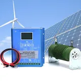 2000 W/4000 W/6000 W/8000 W/10000 W Wind-Solar-Hybrid-Laderegler, 12 V/24 V/48 V MPPT-Ladeboost-Controller for Windkraftanlagen Mit LCD-Bildschirm(48v,6000w)