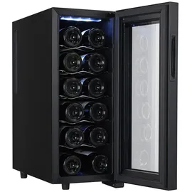 adlereurope AD 8083 Getränkekühlschrank 33 l 850 mm hoch Schwarz