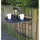 Garden Pleasure Ventana Balkonhängetisch Kunststoff grau 60,0 x 43,0 x 73,0 cm