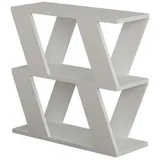 woody fashion Beistelltisch LAZENA 57x60 cm weiß - Weiß