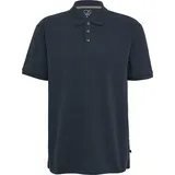 QS Poloshirt aus Piqué - blau - L