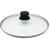 ELO Deckel ELO BASIC "Juwel", transparent, Ø:24cm, Glas, Deckel, Topfdeckel, aus hitzebeständigem Glas