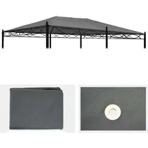 Proregal Ersatzdach Pavillon Cadiz 1 x 4,8 x 2,8 m Grau