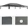 Proregal Ersatzdach Pavillon Cadiz 1 x 4,8 x 2,8 m Grau
