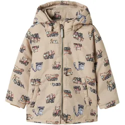 NAME IT NMMMAX JACKET AOP Oxford Tan/TRUCKS