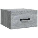 vidaXL Nachtschrank NA 35 x 35 x 20 cm Grau