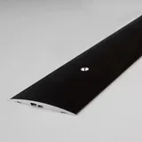 PROVISTON | Übergangsprofil | Aluminium eloxiert | Bronze Dunkel | Breite 58 mm | Höhe 4 mm | Länge 1000 mm | Gebohrt | Übergangsschiene | Übergangsleiste | Bodenprofil | Abdeckleiste | 1 Stück