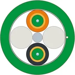 Siemens 6XV18432E FO FRNC Cable GP 2E9/125/900, aufteilbar, Singlem., Meterware  - 20 Meter