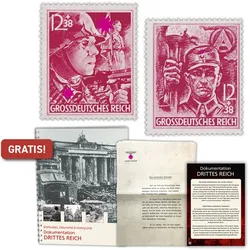 Die letzten Briefmarken des "Dritten Reichs"