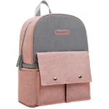 KIKKABOO Wickeltasche Nia Rucksack, Reißverschlussöffnung, verschiedene Fächer rosa