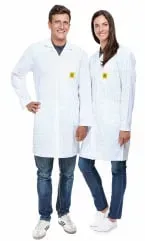 SafeGuard ESD Kittel Pro-Line, weiß, 3/4 Länge DSWL41017 , 1 Unisex Kittel, Größe 3XL