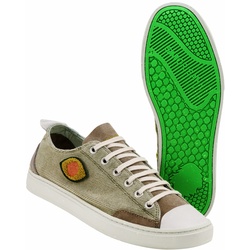 Mey & Edlich Herren Vintage-Sneaker Koto atmungsaktiv gruen 45 - 45