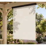 Songmics Windschutz 1,4 x 250 cm Beige Polyester