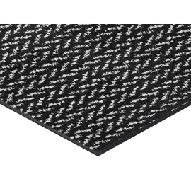 Wash+Dry Fußmatte Duo Pepper 40x60cm, innen und außen, waschbar, Grau