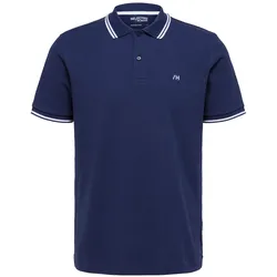 Selected Homme Herren Poloshirt SLHDANTE SPORT Blau 16087840 S