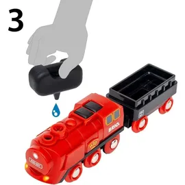 BRIO Batterie-Dampflok Set