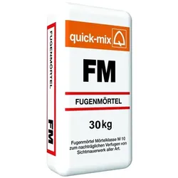 quick-mix FM Fugenmasse dunkelgrau Zement QMFMTSE