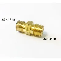 Phoenix Verbindungsstück Gasschlauch Verbinder 1/4" lks x 1/4" lks Gas Adapter Übergang Reduzierstück