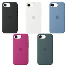 Apple iPhone 16e Silikon Case Schwarz